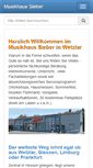 Mobile Screenshot of musikhaus-sieber.de